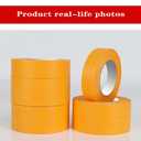 2 x Masking Tape, 0.94 Inch x 13 Yards x 5 Rolls, Orange, 24 mm Painters Tape Bulk, No Residue, Craft Tape for Artist DIY Crafts, Arts, Decorations, Total 213 Feet & 65 M