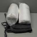 Favoyard Patio Chair Cushions 20 x 20 x 3 Inch Waterproof Outdoor Seat Cushions for Patio Furniture 3-Year Color Fastness Garden Sofa Couch Pads with Handle & Adjustable Straps Set of 2, Dark Grey