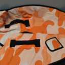 Toffos 48" x2 Snow Tube with Premium Oxford Cover, Heavy Duty Snow Sled for Adults with Thickened Bottom, Inflatable Cold Resistance Sledding, Toboggan Winter Outdoor Skiing Fun, Blue and Orange