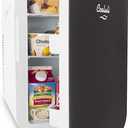 Cooluli 20 Liter Mini Fridge with Temperature Control - Black