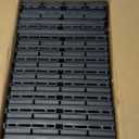 ToLanbbt Plastic Interlocking Deck Tiles 27 Pack 12"x12" Waterproof Indoor Outdoor Composite Patio Flooring Decking Tiles All Weather Use for Patio Porch Balcony Backyard Poolside, Dark Grey