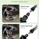 Pawfly Bicycle Crank Puller Kit, Bike Crank Removal Tool for Square Taper, Shimano Octalink & ISIS Splined Crank Arms