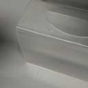 Ziliny 2 Set Acrylic Elevated Dog Bowls Stand 6.3" Tall Pet Acrylic Feeder Come with 2 Removable Stainless Steel Bowls for Large Dogs, Raised Durable Dog Bowl Pet Feeding Station