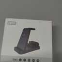 Wireless Charger for iPhone - 5 in 1 Charging Station for Multiple Devices Apple: Fast Wireless Charging Stand Dock for iPhone 17 16e 16 15 14 13 12 Pro Max Apple Watch Airpods (Black)