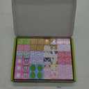 Magnetic Blocks, 48PCS Magnetic Tiles Building Blocks, Magnet Cubes STEM Sensory Game Toys Christmas Birthday Gifts for Kids Girls Age 3+ (Pink Forest)