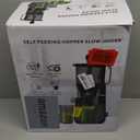 Juicer Machines with 5.8" Large Feed Chute, Cold Press Juicer for Whole Vegetables and Fruits, 400W Professional Slow Masticating - Easy Clean, Quiet, High Yield (Titanium Gray)