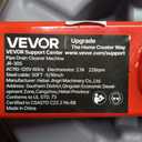 VEVOR Drain Cleaner Machine 50 FT x 5/16 Inch, Sewer Snake Auger with 228RPM Electric Drill, Manual Feed Drain Cleaning Machine with 6 Cutters & Air-activated Foot Switch for 2" to 4" Pipes