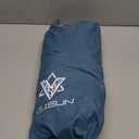 Sleeping Bag Liner, Lightweight Portable, Soft Travel and Camping Sheet, with Compact and Carry Bag, for Travel, Hotel (L (210*180cm), Lake Blue)