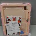 Case for iPad (A16) 11th Gen 11 inch 2025/ i Pad 10th Generation 10.9 inch 2022 with Pencil Holder/Built-in Stand, Shockproof Rugged Protective Cover for iPad 11th/ 10th Gen (Pink+LP+Pink)