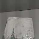 Horaldaily Christmas Tablecloth 7070 Inch Round, Winter Snow Trees White Washable Table Cover for Party Picnic Dinner Decor (Beige)