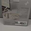 Wireless Headset with AI Noise Cancelling Microphone Bluetooth Headset - Bluetooth V5.2 Headphones with USB Dongle, Charging Base & Mic Mute for Computer/Laptop/PC/iPhone/Android/Cell Phones-White