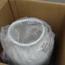 White Ceramic Vase - Large 13.6 Inch Tall Floor Vase for Centerpieces, Farmhouse Flower Vases, Rustic Minimalist Home Decor for Living Room, Enterway, Wedding (Sandstone White)