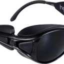 hooga Red Light Therapy Protective Glasses, Polycarbonate Lens, Near Infrared Brightness Reduction, Anti-Glare, UV Blocking, Unisex One-Size-Fits-Most, Eye Safety