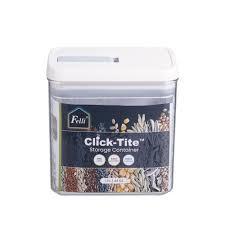 Felli® Click-Tite™ Dry Food Storage Container - White