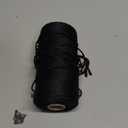#36 Black Rosary and Craft Twine - Twisted Nylon Twine 1 lb Tube 550 Feet