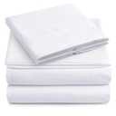 King Size Bed Sheet Set - Luxurious Feeling - 2000 - Breathable & Cooling Sheets - Wrinkle Free - Supreme Collection - White, King Size