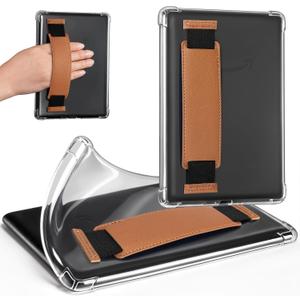 CoBak Hand Strap Clear Case for All-New 7" E-Readers - Lightweight, Scratch-Proof Silicone Back Cover