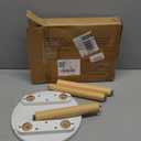 Frogprin 1 Pack Wooden Step Stool for Kids, Kids Chairs Perfect Matched Sensory Table, Multi-Purpose Sitting Stool 10 in Children's Stool for Bathroom Kitchen & Bedroom, Stable Natural Anti-Slip