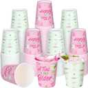 Jingmore 100 Pack a Tini Bit Older Martini Birthday Party Cups Bulk 9 oz Martini Disposable Paper Cups for Holiday Bar Birthday Party Decorations Supplies