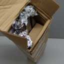 Curtain Rods 48 to 84 Inch, Black 1 Inch Adjustable Heavy Duty Curtain Rods for Windows, Decorative Modern Window Treatment Rod, Telescopic Splicing Metal Drapery Pole, Easy Installation (36''-88'' (1 Pack))