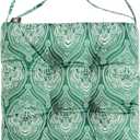 Makimoo 2-Pack Outdoor/Indoor Wicker Patio Seat Cushion Pad with Ties - Dining Chair Cushion, 17" x 17"