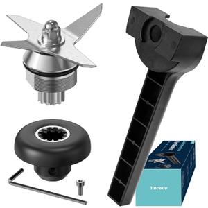 Blender Replacement Parts Compatible with Vitamix, Blade Drive Socket Wrench Allen Key Blender Accessories Compatible with Vitamix 5200 6300 Series 64oz 32oz Containers