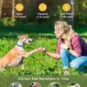 Dog Shock Collar with Remote Control, 4000FT Dog Training Collar with Beep(1-9) & Vibration(1-9) & Safe Static(1-99), IPX7 Waterproof & Rechargeable Shock Collar for Dogs All Breeds 10-120lbs