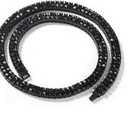 Men's 2-Row Chain Necklace Bling Multiple Length/Color