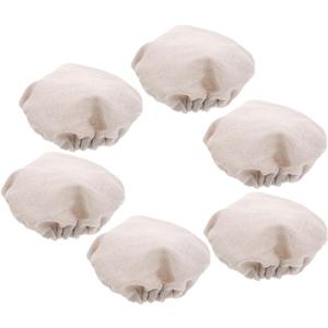 Mobestech 6pcs Cloth Covers for Sourdough Jar Kitchen Jar Protectors Fit for Freshness Reliable Design for Bread Proofing