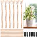 NACHLYNN 6 Pack Electroculture Plant Stakes Pure Electro Culture Gardening Soft Copper Wire Long Copper Garden Stakes for Gardening Growing Plants and Vegetables (style A)