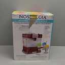 Nostalgia Snow Cone Shaved Ice Machine - Retro Table-Top Slushie Machine Makes 20 Icy Treats - Includes 2 Reusable Plastic Cups & Ice Scoop - Retro Red