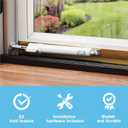 Wright Products Heavy Duty Pneumatic Screen & Storm Door Closer with EZ-Hold Adjustable Speed, Durable & Easy Install, for Out-Swinging Doors (Tranistional, White)