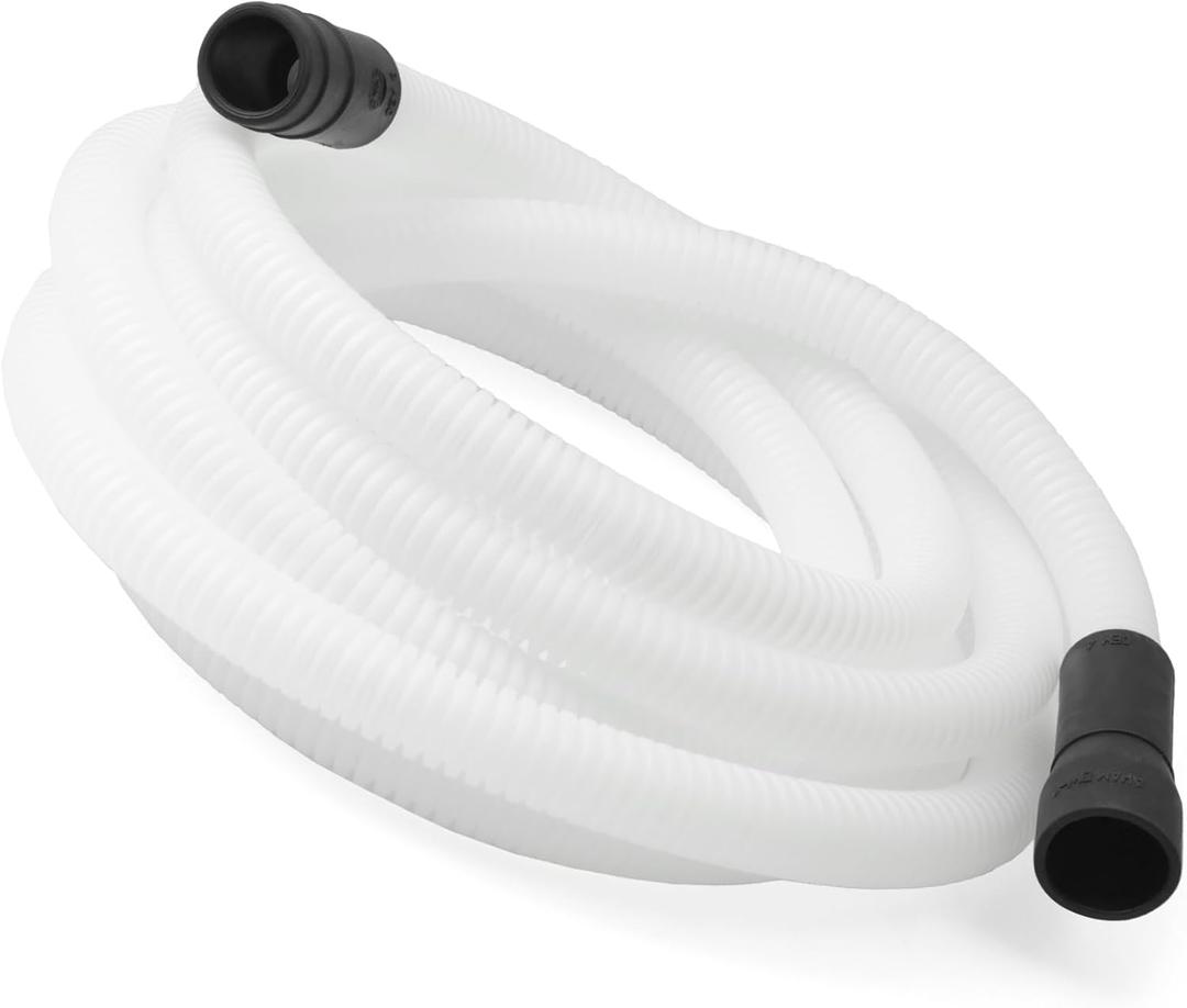 YUXIVCNE WD24X10065 12 Feet Dishwasher Drain Hose Extension Replacement for GE Parts 5/8 or 7/8-Inch Outlets Replace 3028711 AP5793010 PS8756368