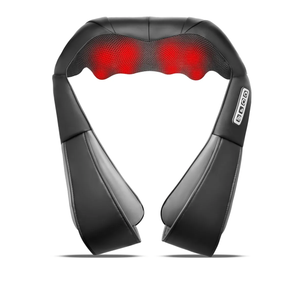 Shiatsu Neck and Back Massager with Heat,Electric Deep Tissue Kneading Neck and Shoulder Massage,Best Gifts for Women Men Mom Dad Mothers Fathers Day Birthday Gift(NOT Cordless)