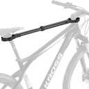 Bike Crossbar Adapter for Bike Rack (32kg/70lbs) - Top Tube Cross-Bar Adjustable - Bicycle Bike Adapter Bar for Low-Step Step-Through Bikes, BMXs, Ladies and Kids Bikes (2 PCS)