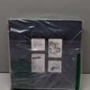 RECUTMS Magnetic Self-Stick 60 Pages Photo Album Family Album Leather Cover Hand Made DIY Albums 13.3 x 13.4 (Inches) Holds 3X5, 4X6, 5X7, 6X8,8X10 Photos(Blue)