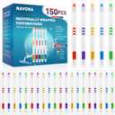 Navona 150 PCS Individually Wrapped Bulk Toothbrush Pack, Disposable Soft Bristle for Adult or Kid, Ergonomic Handle, Perfect for Travel, Hotel, Donation