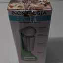 Nostalgia Two-Speed Electric Milkshake Maker and Drink Mixer, Includes 16-Ounce Stainless Steel Mixing Cup & Rod, Jade Green