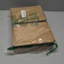 Goldenwarm Gold Door Knobs with Deadbolt, Heavy Duty Zinc-Alloy Brushed Gold Exterior Door Knobs Lock Set, Brushed Brass Front Doorknobs and Deadbolt Set(2 Pack)