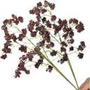XZJMY 2 Pcs Arttificial Berry,Fall Artificial Soft Plum Sedum Berry Stem for Autumn Thanksgiving Harvest Christmas Tree DIY Decorations (Purple)