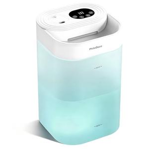PHILODECO 4.5L Cool Mist Humidifier for Bedroom, Baby Nursery & Plants – Ultrasonic, Silent, with Aroma Diffuser, Multi-Color LED Night Light, Leak-Proof and Easy to Clean