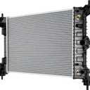 BDFHYK 13247 Aluminum Radiator for Chevrolet Sonic 2012-2018, CU13247, 16mm Core, Direct Fit Replacement, OE 95298551 GM3010546