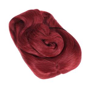 80cm Long Wavy Red Wig with Bangs for Women Colorful Curly Cosplay Wig Cosplay Costume Hair Accessory Synthetic Hair for Parties and Events