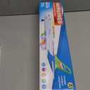 Bump and Go Airplane Toy  Realistic Airplane Model with 4D Lights & Sound  Moving Plane Toy for Kids Ages 3-12  Automatic Direction Change on Collision  Great Gift for Kids(Blue)