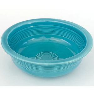 Vintage Fiesta 9 1/2" Vegetable Bowl in Turquoise