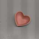 Sumind 4 Pack Valentine Heart Shaped Bowl Cute Ceramic Bowl Pink Candy Dish Heart Shaped Plates for Home Fruit Salad Soup Cereal Snacks Dessert Pudding Kitchen Household Cooking Gifts(4.5 x 3.7 Inch)