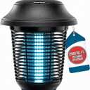 Flowtron Outdoor Bug Zapper | 3000 Volt Electric Insect Killer with 2000 Sq Ft Coverage | Non-Clogging Shock Grid | Kills Mosquitoes Flies & Flying Insects | Patio Deck Yard | UL Certified