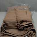 WRENSONGE Queen Quilt-3 Pieces Lightweight Bedspreads Brown Queen Size Quilt Bedding Set for All Seasons, Soft Summer Blanket with 2 Pillow Shams Suitable for Bed, Couch (Full/Queen (90"x 94"))