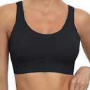 RUNNING GIRL High Impact Sports Bras for Women,Racerback Running Bra Workout Crop Tank Tops Longline Sports Bra Push up,XXL