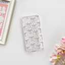 NITITOP Compatible with iPhone 11 Case Clear with Card Holder Cute Bowknot Pattern Bow Ribbon Little Love Hearts for Women Girls Soft TPU Wallet Case Protective Cover - Light Pink